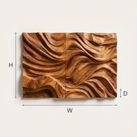 Windswept Ridge Wall Panel for a Dark Modern Lounge, view 3 — view 3