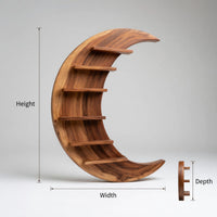 Solid Wood Wine Rack Minimalist Compact Holder Small Apartment, view 3
