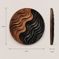Modern Organic Wall Sculpture For Breakfast Nook Interior, view 3