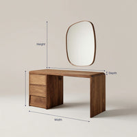 Solid Wood Dressing Table Vanity Bedroom Space, view 3