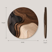 Wall Art Minimalist Statement Wall Panel For Studio Apartment Interior, view 3
