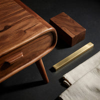 Ridgeline Hardwood Coffee Table With Two Drawers, view 4
