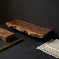 Solid Wood Natural Wood Floating Shelves Handcrafted Shelf Entryway Christmas, view 4