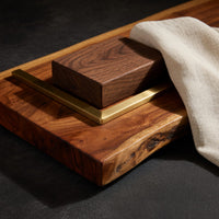 Two Slabs, One Log, One Live Edge Media Console, view 4