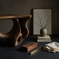 Root-Form Console Table Carved in Solid Hardwood, view 4
