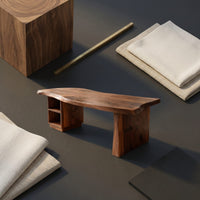 Luxury Solid Wood Executive Desk with Live Edge Top, view 4