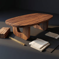 Modern Sculptural Coffee Table For Living Room, view 4