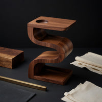 Minimalist Sculptural Side Table For Contemporary Living Space, view 4