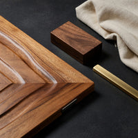 Where the Sound Settles: A Carved Wave Media Console, view 4
