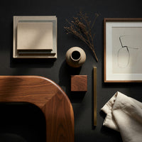 Driftform Desk, Hand-Shaped from Solid Walnut Planks, view 4
