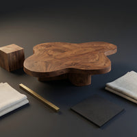 Organic Coffee Table With Unique Cloud-shapes For Living Room, view 4