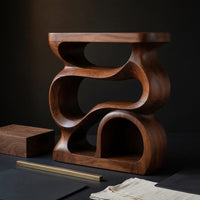 Solid Wood Record Player Stand Turntable With Storage Living Room, view 4