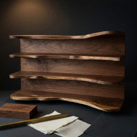 Solid Wood Spice Rack Farmhouse Kitchen Cabinet Holder Entryway, view 4