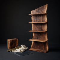 Solid Wood Standing Shelf Home, view 4