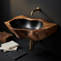 Solid Wood Sink Vanity Farmhouse Solid Bathroom, II, view 4