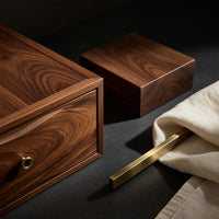 Six-Drawer Media Console in Walnut, Made to Order, view 4