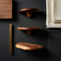Solid Wood Mushroom Shelf Live Edge Elegant, view 4