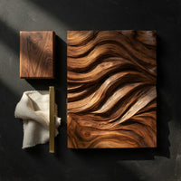 Windswept Ridge Wall Panel for a Dark Modern Lounge, view 4 — view 4