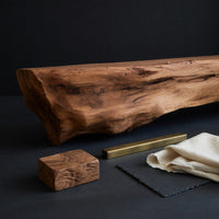 Solid Wood Floating Fireplace Mantel Rustic Beam Holiday Decoration, view 4