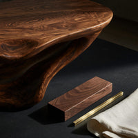 Dunecrest Coffee Table with a Carved Wave Base, view 4