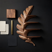 Solid Wood Wall Mounted Shelf Home Entrance, view 4