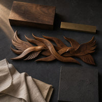Contemporary Organic Wall Decor For Stair Landing Space, view 4