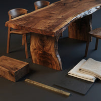 Rustic Live Edge Dining Table For Dining Area, view 4