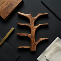 Solid Wood Wine Rack Tree Style Wall Kitchen, view 4
