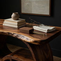 Wavecrest Desk, Hand-Shaped from Solid Hardwood, view 4