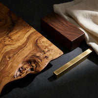 Live-Edge Scalloped Media Console in Solid Wood, view 4