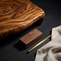 Freeform Loop Coffee Table with a Sculpted Wave Body, view 4