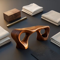 Modern Looped Frame Bench For Hallway Interior Space, view 4