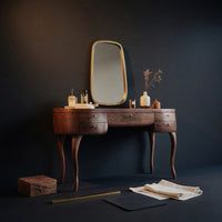 Solid Wood Dressing Table Vintage With Drawers Bedroom, view 4
