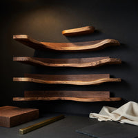Solid Wood Spice Rack Mid Century Storage Organizer Kitchen, view 4
