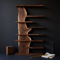 Solid Wood Standing Shelf Living Room, III, view 4