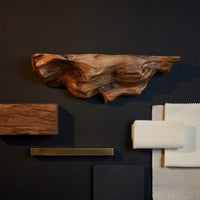 Solid Wood Natural Wood Floating Shelves Live Edge Shelf Living Room, view 4