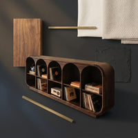 Minimalist Sculptural Tv Stand For Media Room Interior, view 4