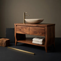 Solid Wood Bathroom Vanity Spa, view 4