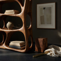 Five-Tier Bookshelf with Looped Oval Cutouts, view 4