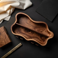 Solid Wood Wine Rack Glass Holder Open Dining Area, view 4