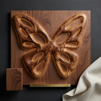 Pierced Butterfly Wall Art, Backlit and Made to Order, view 4 — view 4