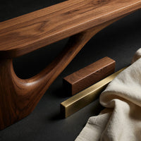 Carved Branch-Form TV Console with Stacked Shelves, view 4