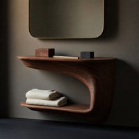 Solid Wood Dressing Table Handcrafted Solid Vanity Bedroom, view 4