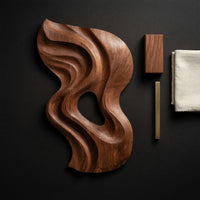 The Shape a River Leaves: Carved Wall Sculpture, view 4 — view 4
