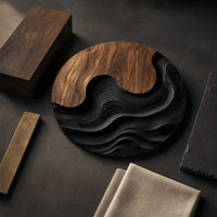Scandinavian Decorative Wall Sculpture For Resort Suite Interior, view 4