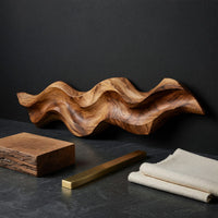 Freeform Ribbon Wave Wall Sculpture, Made to Order, view 4 — view 4