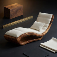 Solid Wood Day Bed Daybed Minimalist Luxury, view 4