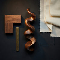 Solid Wood Sculpture Wall Art Mid Century Handmade Living Space, view 4