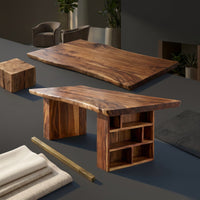 Modern Kitchen Table With Storage Cabinet, view 4
