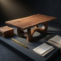 Live Edge Banquet Table For Wine Dining Room, view 4